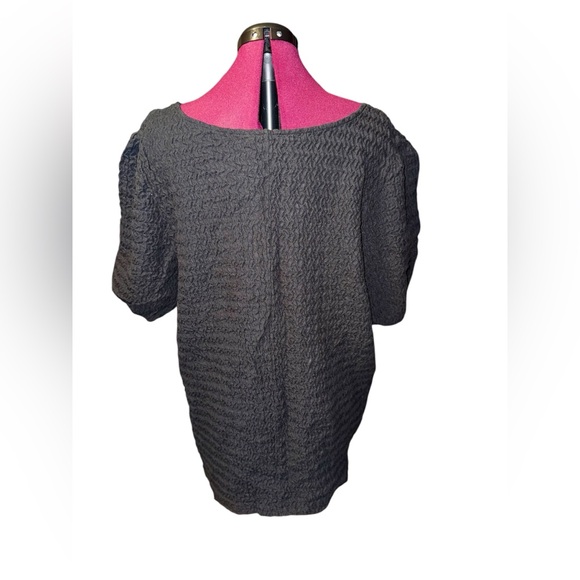 Maurice’s Textured Short Sleeve Blouse 3X NWOT - Picture 3 of 9